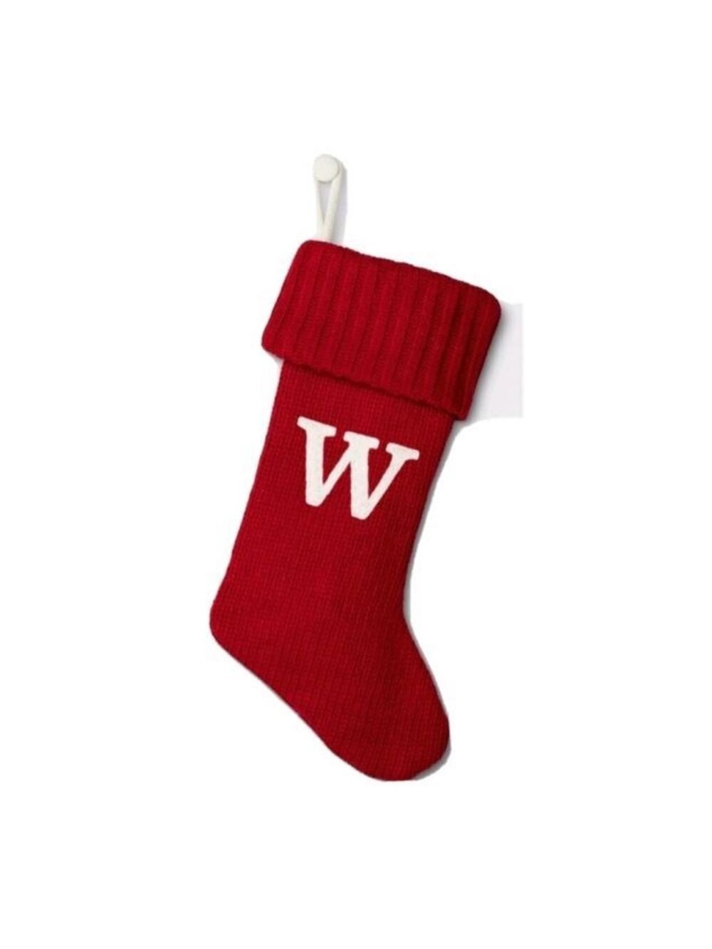 Wondershop Target - Red Christmas Letter Monogram Stocking “W”
